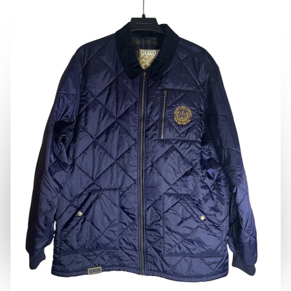 DIXXON Navy Quilted Men's Jacket - Picture 1 of 8
